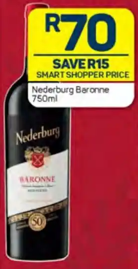 Pick n Pay Liquor Nederburg Baronne 750ml offer