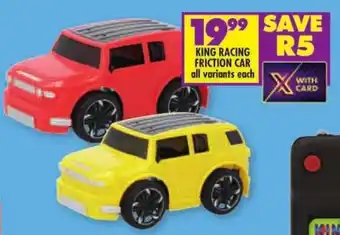 KING RACING FRICTION CAR all variants each