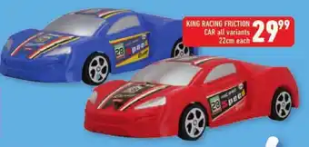 Shoprite KING RACING FRICTION CAR all variants 22cm each offer
