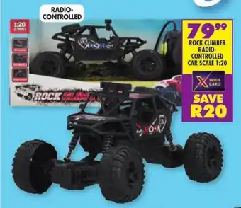 ROCK CLIMBER RADIO-CONTROLLED CAR SCALE 1:20