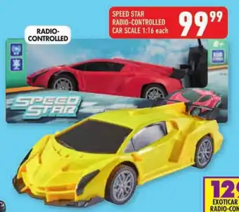 SPEED STAR RADIO-CONTROLLED CAR SCALE 1:16 each