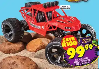 ROCK CRAWLER RADIO-CONTROLLED CAR SCALE 1:16