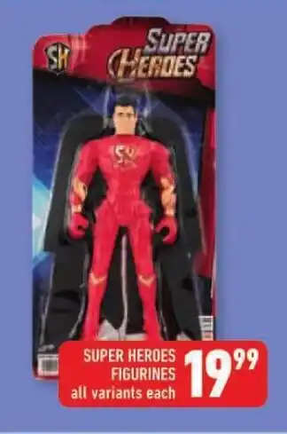 Shoprite SUPER HEROES FIGURINES all variants each offer