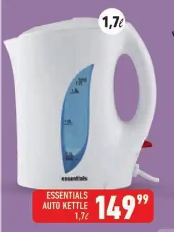 Shoprite ESSENTIALS AUTO KETTLE 1,7L offer