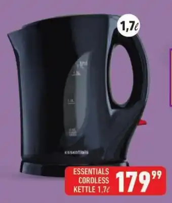 Shoprite ESSENTIALS CORDLESS KETTLE 1,7L offer