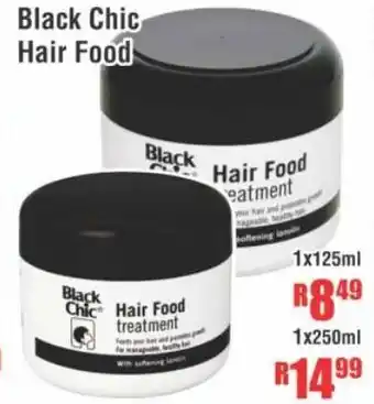Devland Cash And Carry Black Chic Hair Food Asstd 1 x 125ml offer