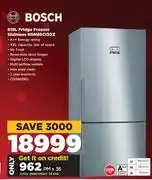 HiFi Corp Bosch 619l fridge freezer stainless kgn86ci30z offer