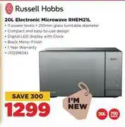 HiFi Corp Russell hobbs 20l electronic microwave rhem21l offer