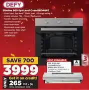 HiFi Corp Defy slimline 600 eye level oven dbo484e offer