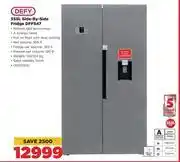 HiFi Corp Defy 555l side by side fridge dff547 offer