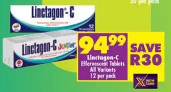 Linctagon-C Effervescent Tablets All Variants 12 per pack