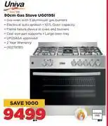 HiFi Corp Univa 90cm gas stove ug019si offer