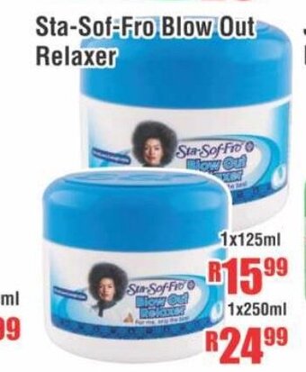 Devland Cash And Carry Sta-Sof-Fro Blow Out Relaxer 125ml offer