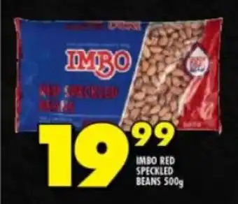 Shoprite IMBO RED SPECKLED BEANS 500g offer