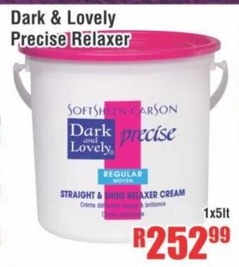Devland Cash And Carry Dark & Lovely Precise Relaxer 1x5lt offer