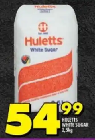 Shoprite HULETTS WHITE SUGAR 2.5kg offer