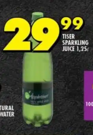 Shoprite TISER SPARKLING JUICE 1,25L offer
