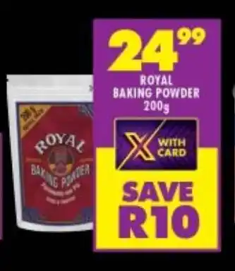 Shoprite ROYAL BAKING POWDER 200g offer