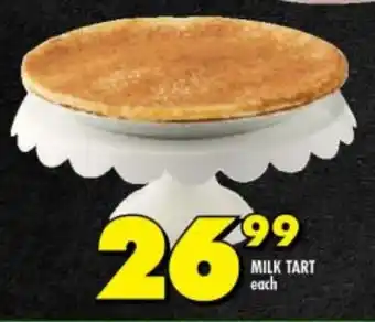 Shoprite MILK TART each offer