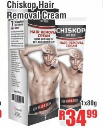 Chiskop Hair Removal Cream 1x80g