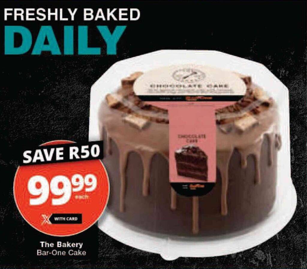 The Bakery BarOne Cake offer at Checkers