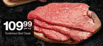 Checkers Tenderised Beef Steak offer