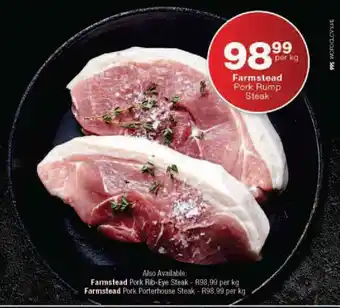 Checkers Farmstead Pork Rump Steak offer