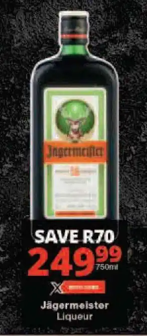 Checkers Jägermeister Liqueur offer