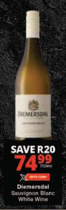 Checkers Diemersdal Sauvignon Blanc White Wine offer