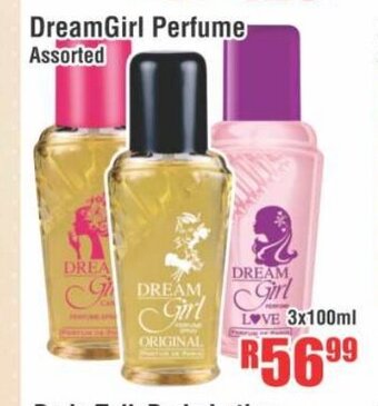 Dreamgirl Perfume Assorted 3x100ml