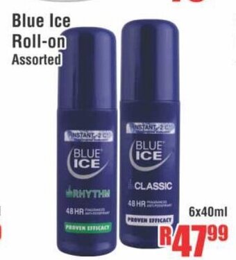 Devland Cash And Carry Blue Ice Roll-On Assorted 6x40ml offer