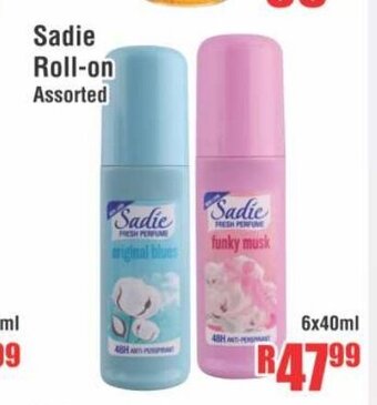 Devland Cash And Carry Sadie Roll-On Assorted 6x40ml offer