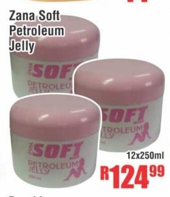 Devland Cash And Carry Zana Soft Petroleum Jelly 12x250ml offer