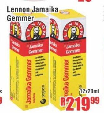Devland Cash And Carry Lennon Jamaika Gemmer 12x20ml offer