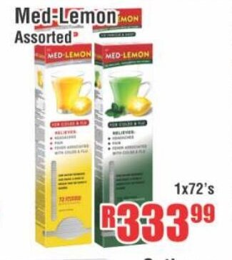 Devland Cash And Carry Med-Lemon Assorted 1x72's offer