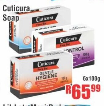 Devland Cash And Carry Cuticura Soap 6x100g offer