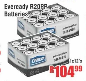 Devland Cash And Carry Eveready R20PP Batteries 1x12's offer