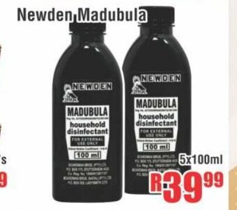 Newden Madubula 5x100ml