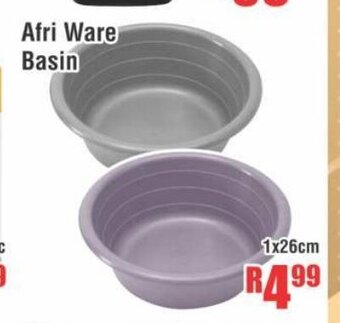 Devland Cash And Carry Afri Ware Basin 1x26cm offer