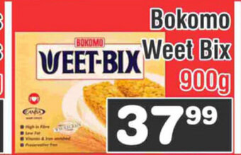 Advance Cash n Carry Bokomo Weet Bix 900g offer
