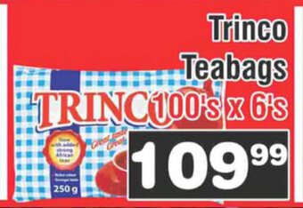 Advance Cash n Carry Trinco Teabags 100's x 6's offer
