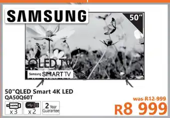 Tafelberg Furnishers Samsung - 50" QLED Smart 4K LED QA50Q60T offer