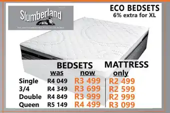 Slumberland - Eco Bedsets - Queen