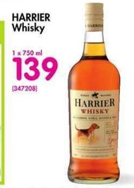 Harrier Whisky 750ml