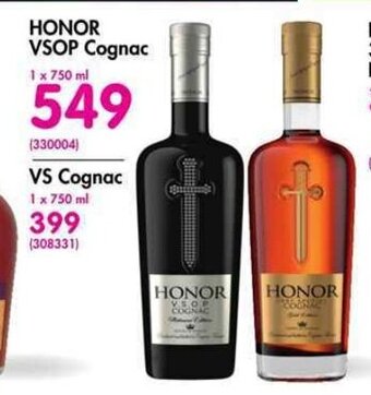 Makro’s liquor Honor VSOP Cognac 750ml offer