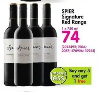 Makro’s liquor Spier Signature Red Range 750ml offer