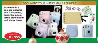 Foto First DOCUMENT YOUR INSTAX MINI 12 BUNDLE offer