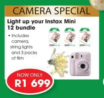 Foto First Light up your Instax Mini 12 bundle offer