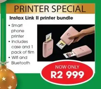 Foto First Instax Link II printer bundle offer