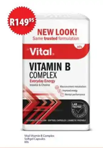 Alpha Pharm Vital Vitamin B Complex Softgel Capsules 60s offer